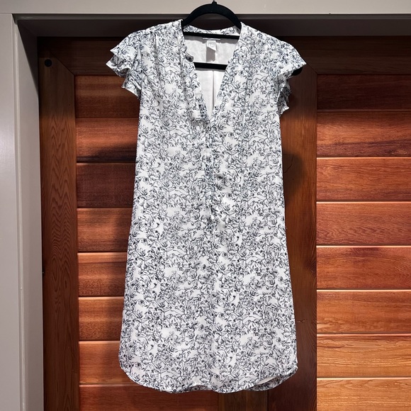 COPY - Black floral H&M Dress - Picture 1 of 7